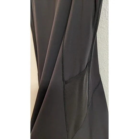 Women's ATHLETA Match Point Black Sleeveless Mesh Back Tennis Dress Small - Picture 4 of 11